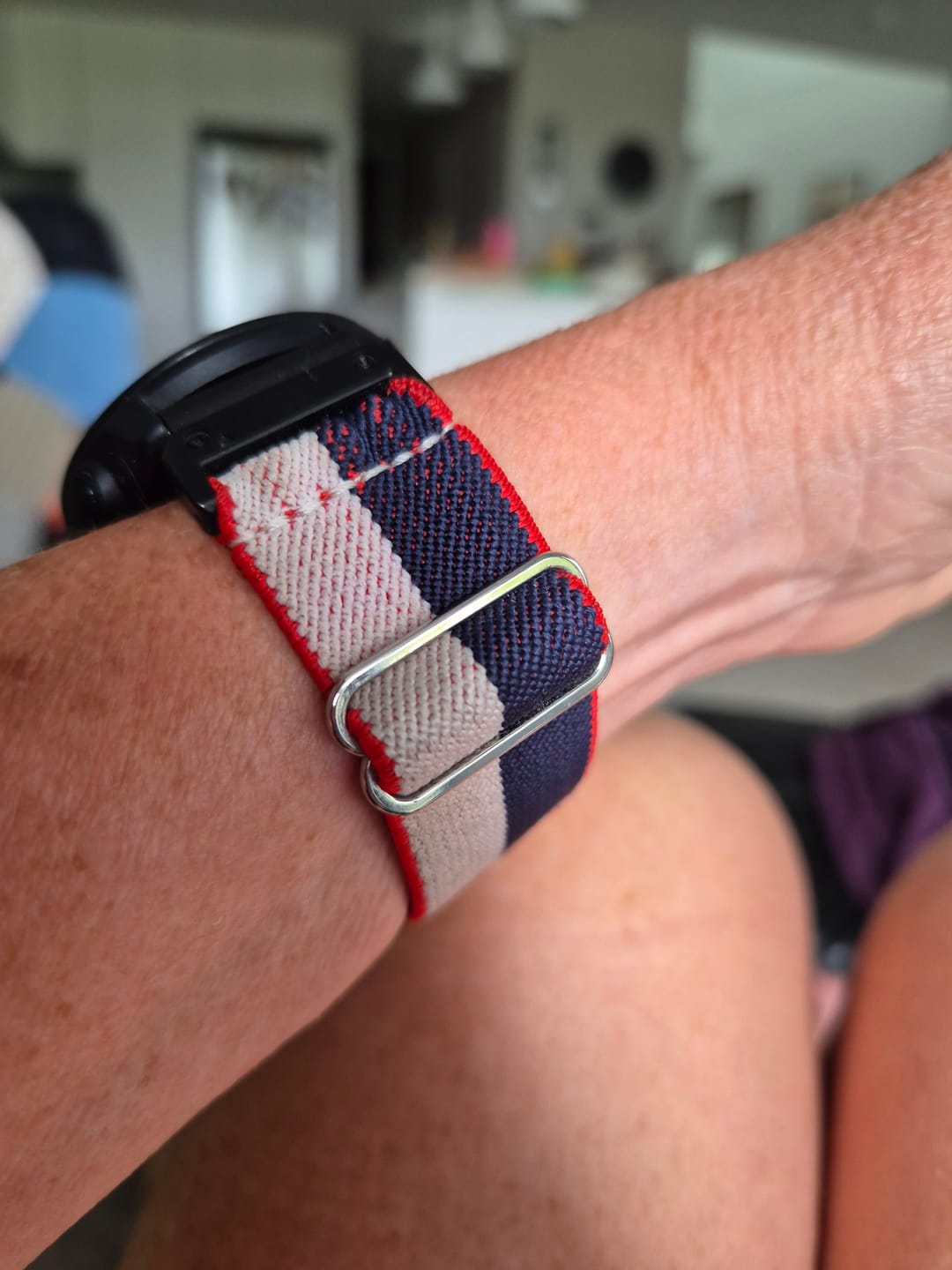 Customer photo review of Garmin QuickFit Band Conversion Pins - Durable Steel Design