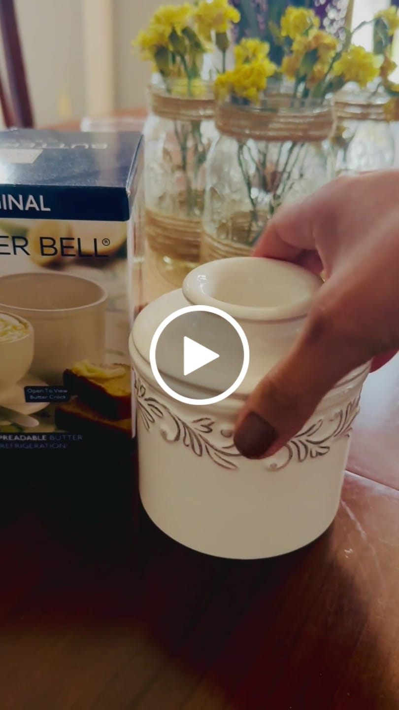 Customer video review of White Linen Antique Butter Bell Crock