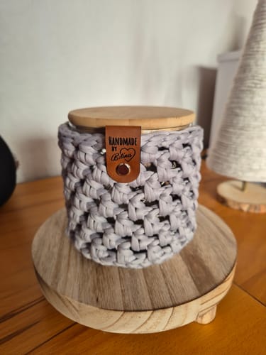 Customer photo review of Kunstleder-Labels mit Chicago Screws - Personalisierte Labels