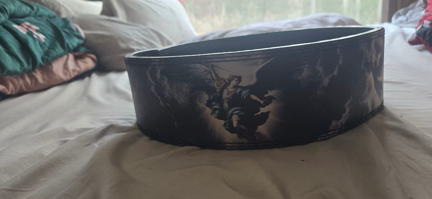 Customer photo review of Archangel Gabriel Lever Belt