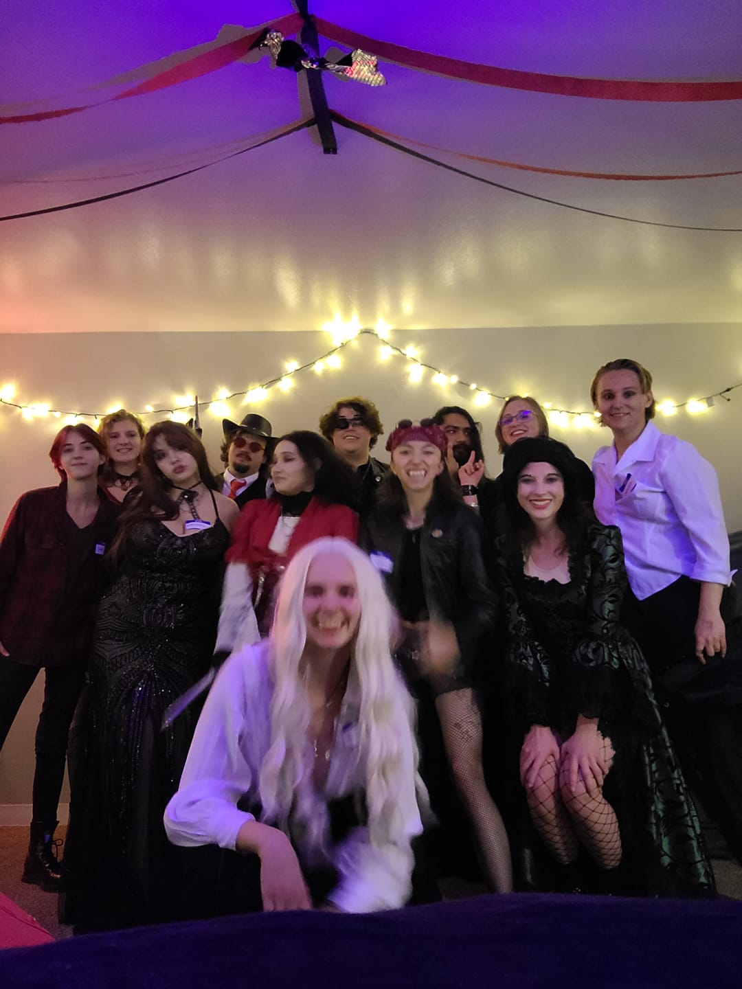 Customer photo review of Halloween Murder Mystery Game Kit - Vampire Ball