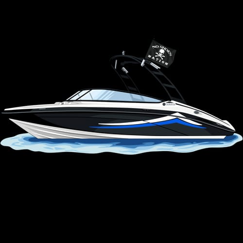 Customer photo review of Custom Digital Boat Artwork