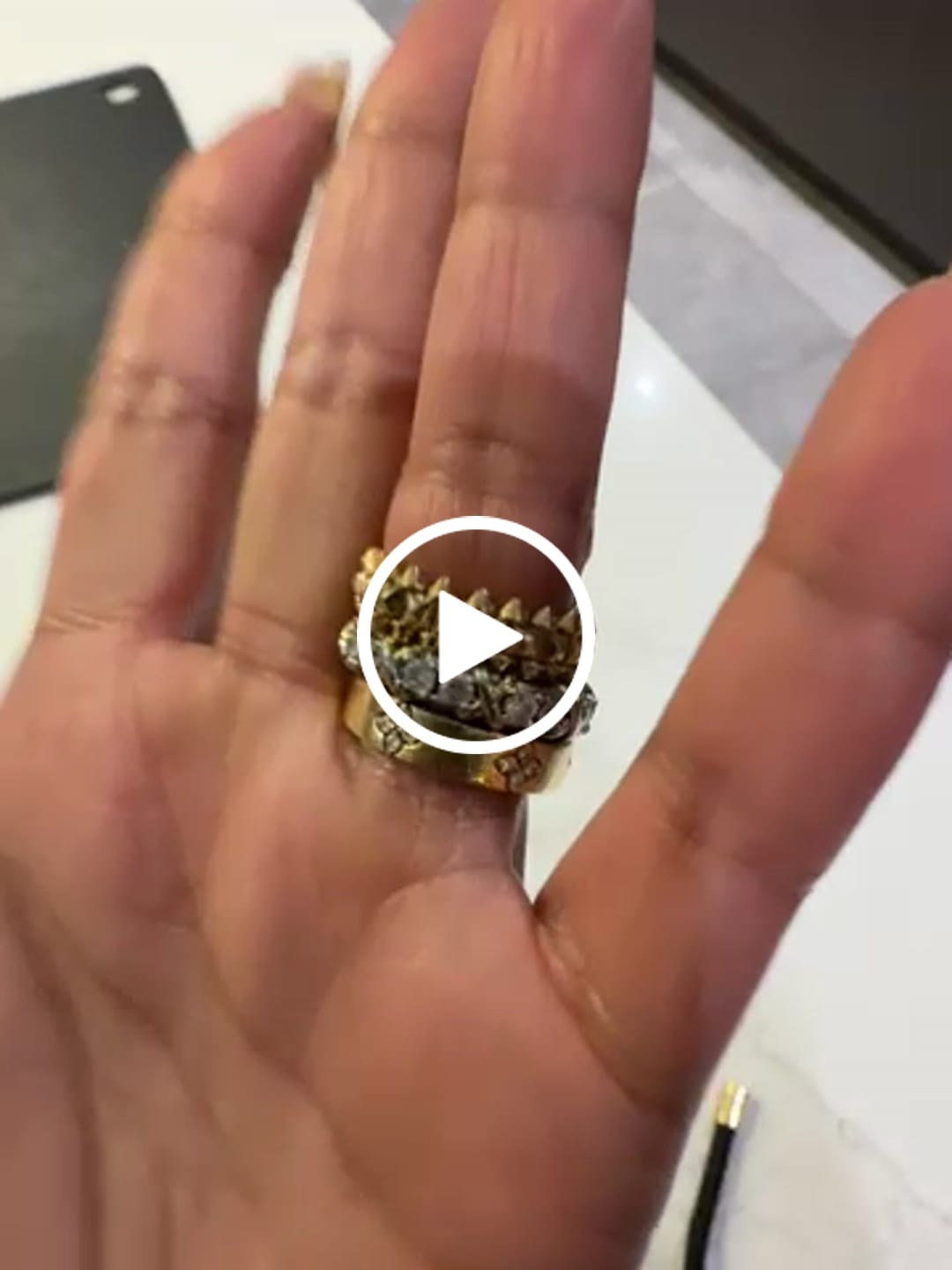 Customer video review of X Factor Crystal Ring
