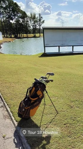 Customer photo review of Iota Golf Bag