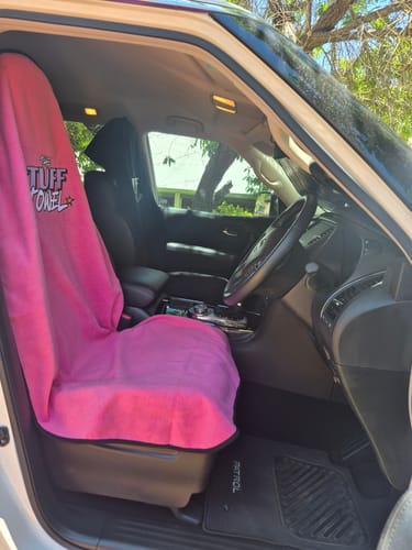 Customer photo review of Waterproof Car Towel Seat Cover