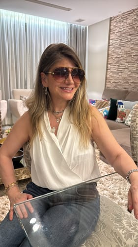 Customer photo review of Óculos Veneza