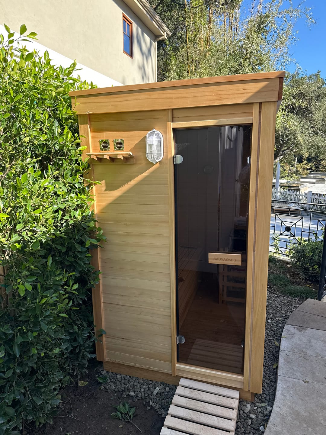 Customer photo review of SAUNAONES® Square Sauna Minimalist Refresh 2