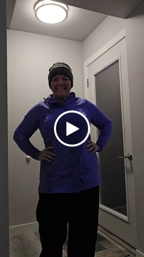 Customer video review of Madison Long Jacket