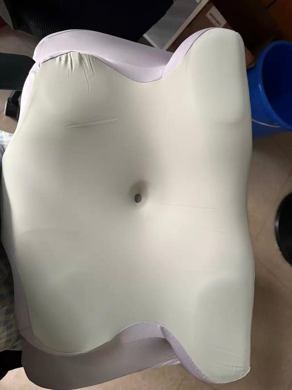 Customer photo review of PillowPlush Memory Foam Pillow