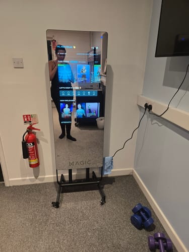 Customer photo review of MAGIC AI: Fitness Smart Mirror