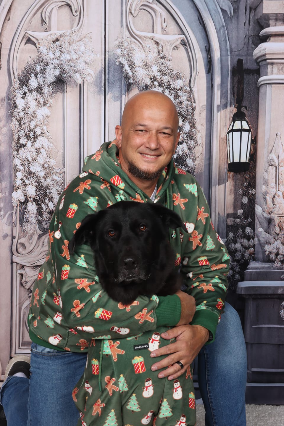 Customer photo review of Christmas Human Hoodies
