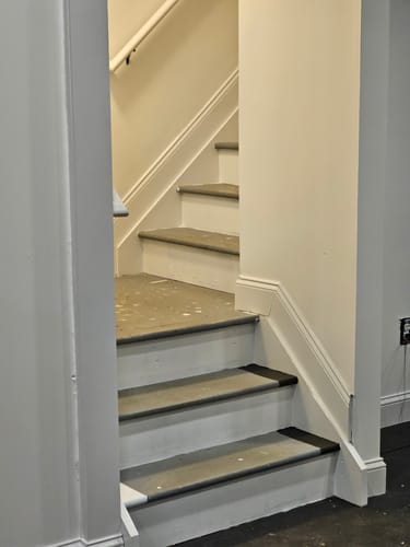 Customer photo review of Anderson Tuftex Foggy Herringbone Carpet Runner🔥