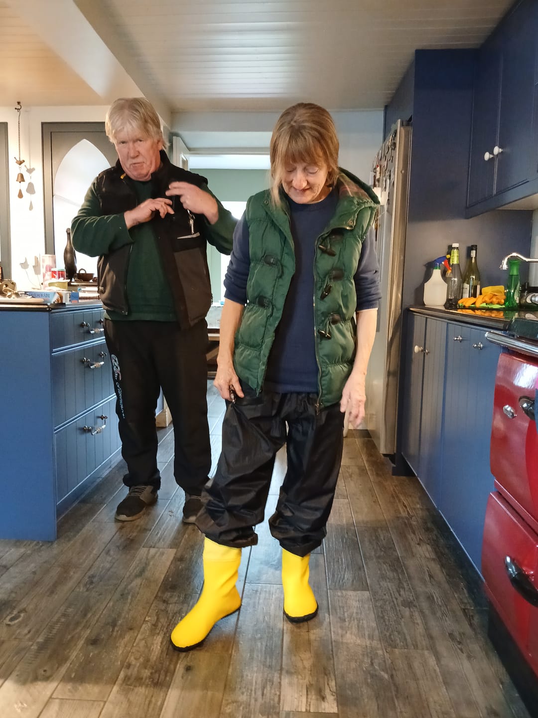 Customer photo review of Brisk Ⅰ - Barefoot Rain Boots