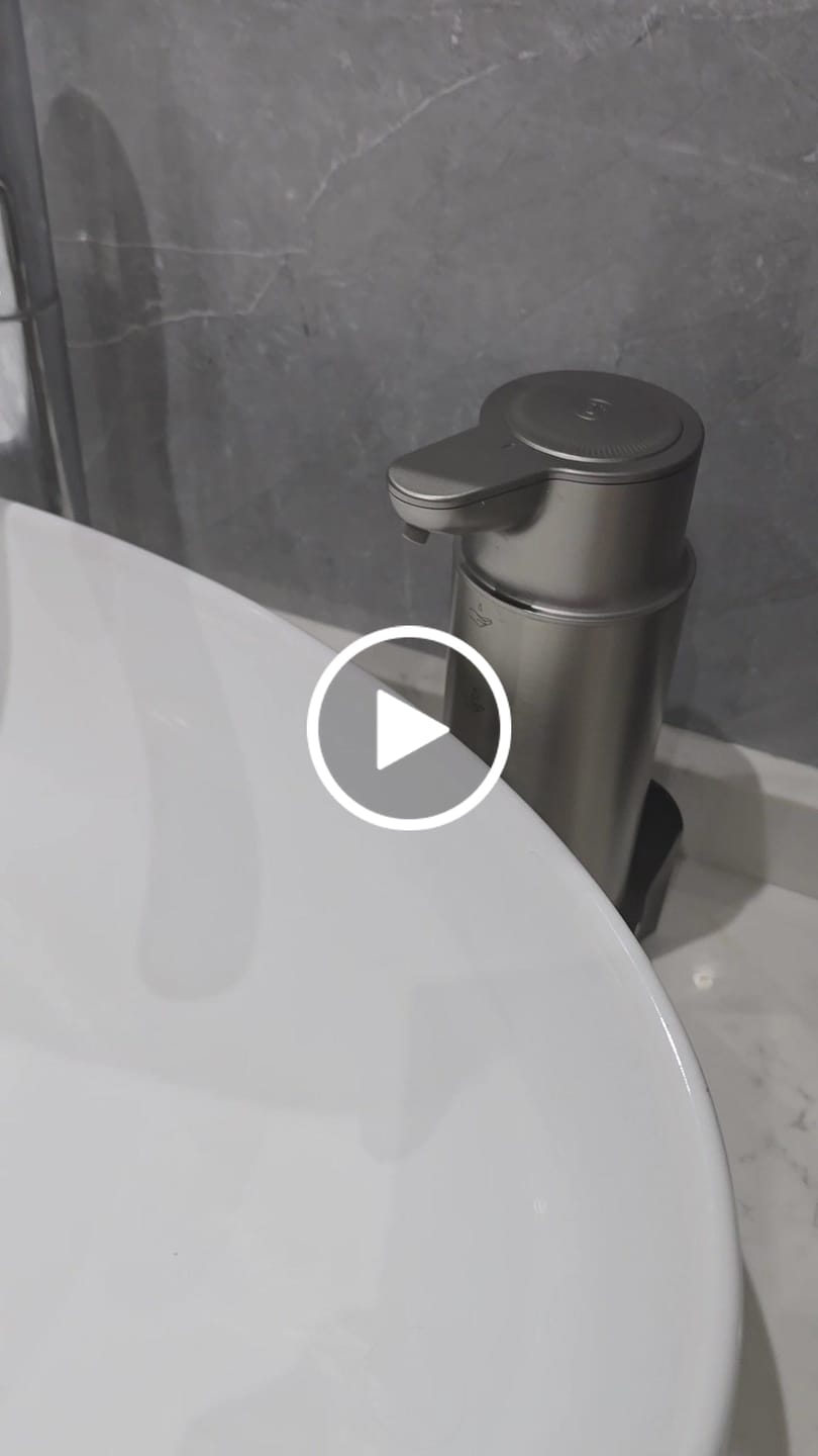 Customer video review of Otomatik Sensörlü Sabun Dispenseri Gri