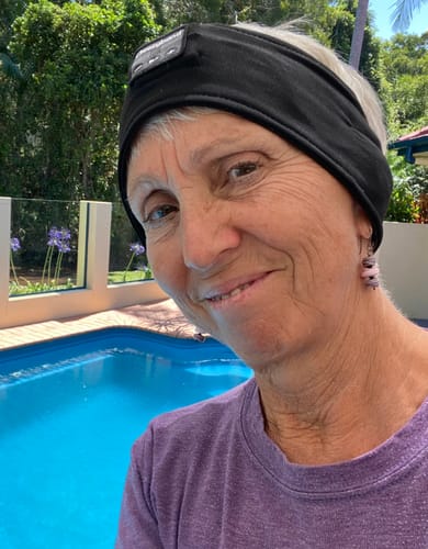 Customer photo review of CozyBand Wireless Headphones