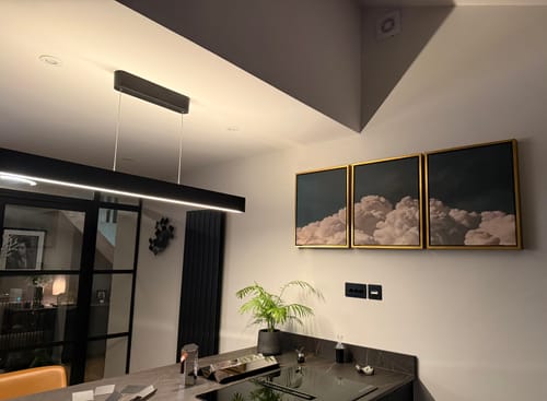 Customer photo review of Vintage Billowing Clouds Set of 3 Prints