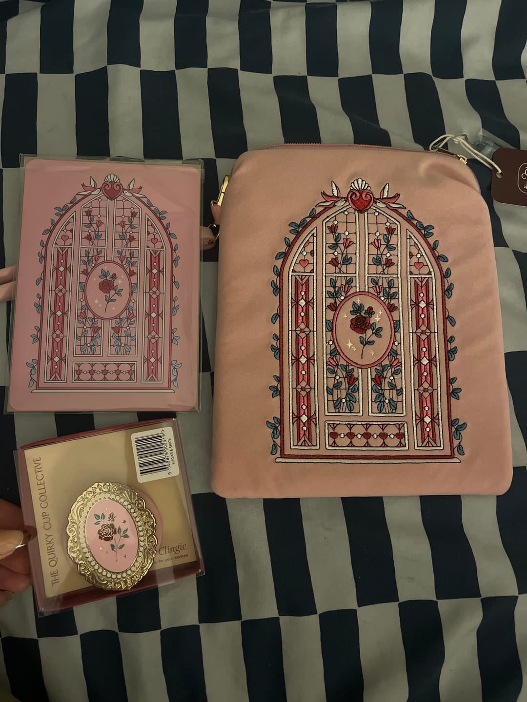 Customer photo review of Sugar & Spice E-Reader Sleeve