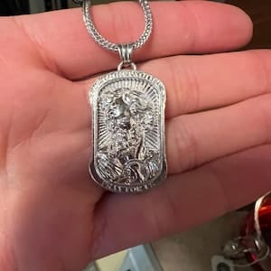 Customer photo review of St Jude Pendant