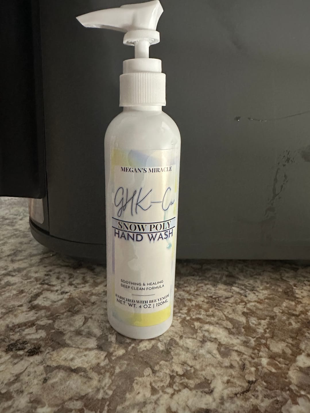 Customer photo review of GHK-Cu Healing Hand Wash