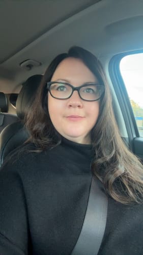 Customer photo review of Dark Roast // Illusion Lace Topper