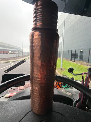 Customer photo review of Bakırhan® Kalaylı Saf Bakır Matara (750ml)