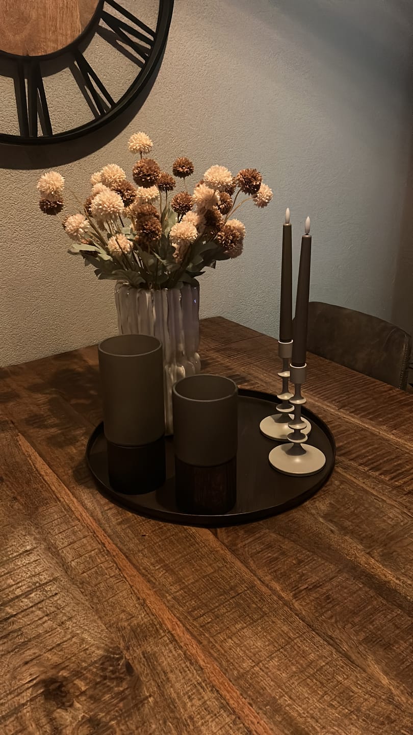 Customer photo review of Zijden Kiku Bloemen - Crème Mix