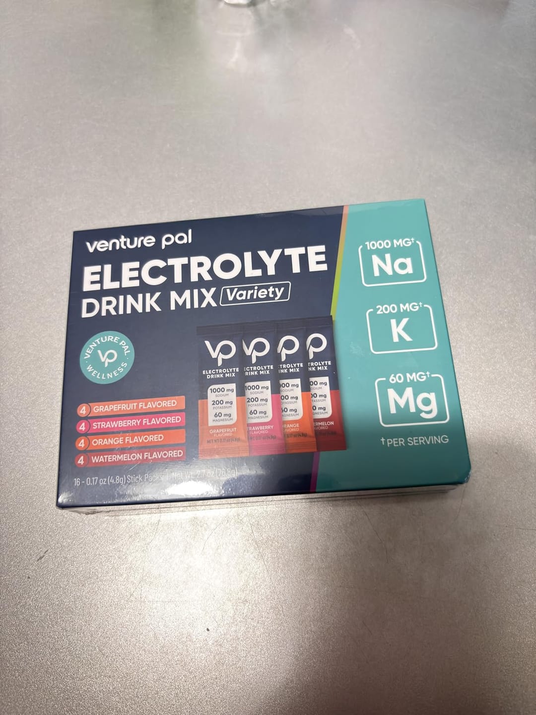 Customer photo review of High Sodium Sugar-Free Electrolyte Powder Packets
