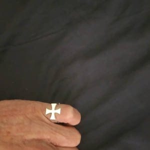Customer photo review of Iron Cross Ring