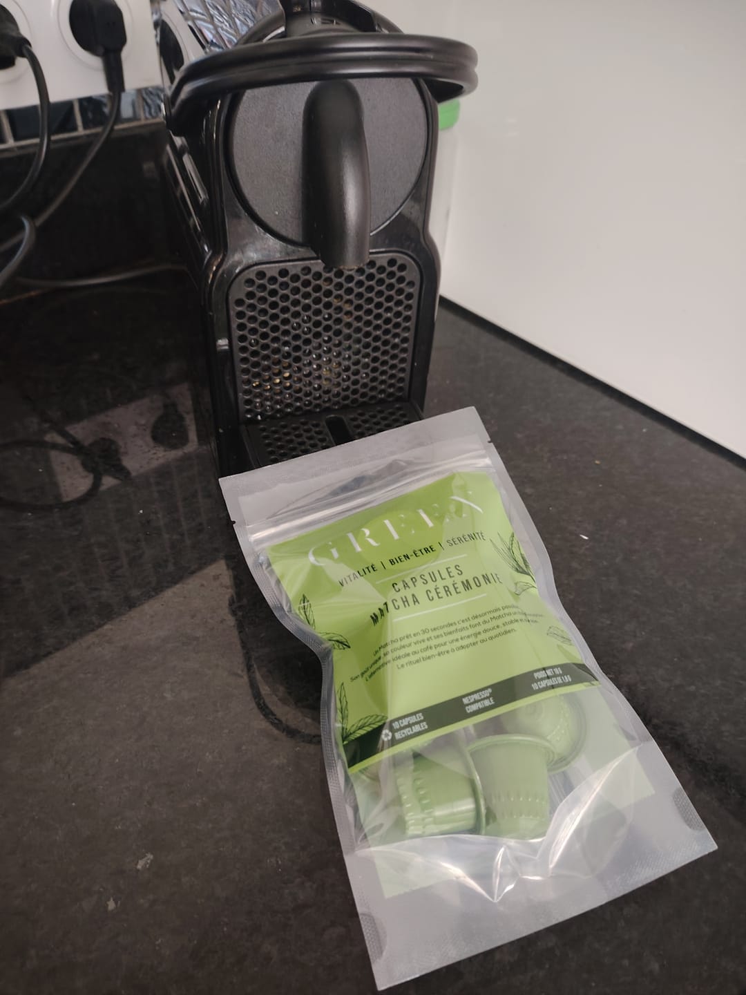 Customer photo review of CAPSULES DE MATCHA CÉRÉMONIE ORGANIQUE