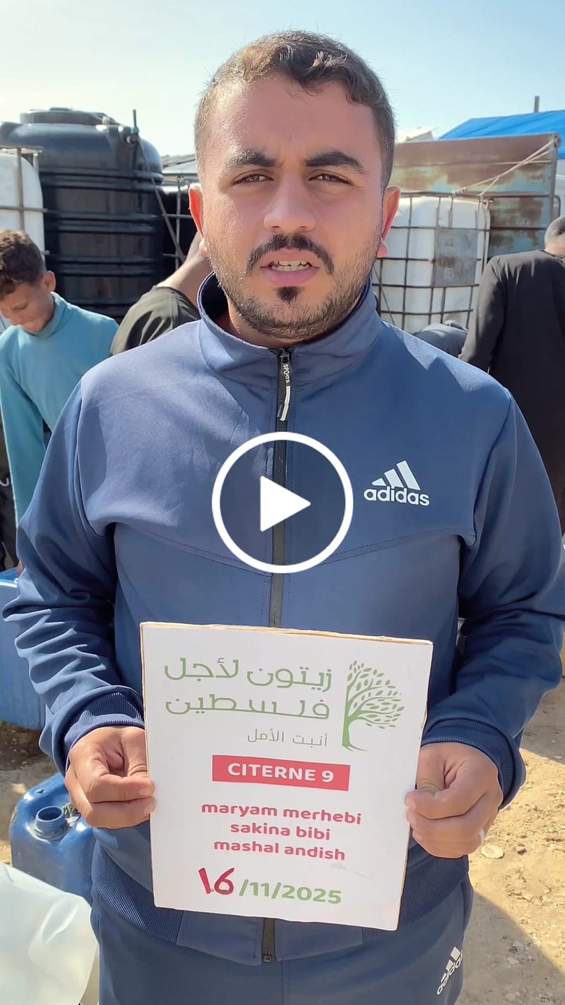 Customer video review of Water tank for Gaza