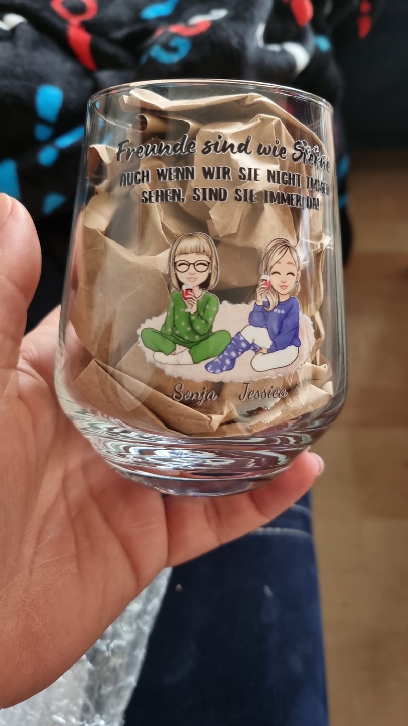 Customer photo review of Herzensmenschen - Personalisiertes Teelicht