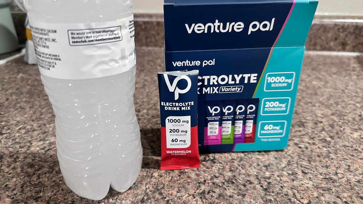 Customer photo review of High Sodium Sugar-Free Electrolyte Powder Packets - 16 Sticks