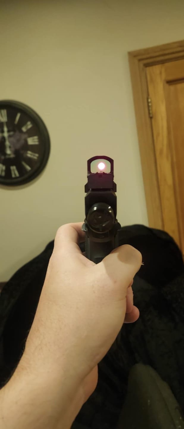 Customer photo review of Frenzy-S 1x17x24 MOS Multi Reticle Pistol Reflex Sight (SCRD-M43)