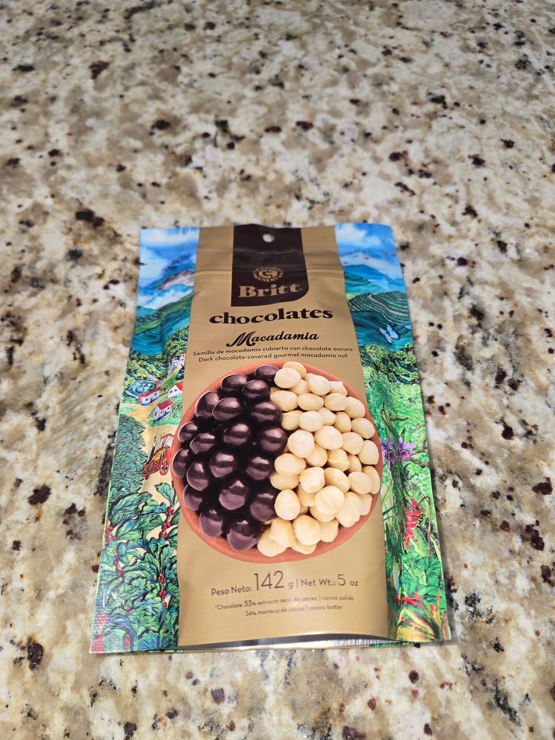 Customer photo review of DARK CHOCOLATE COVERED MACADAMIA