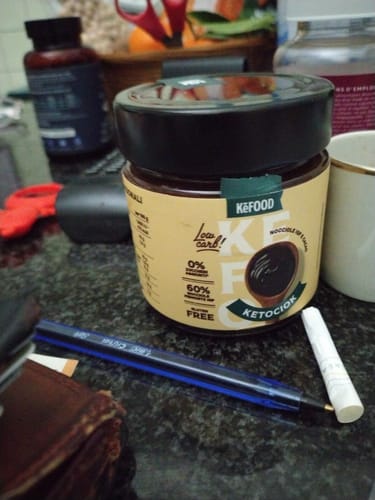 Customer photo review of KETOCIOK 250G CREMA SPALMABILE NOCCIOLE IGP E CACAO SENZA ZUCCHERO
