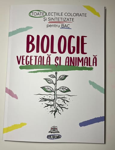 Recenzie cu fotografie de la un client despre Carte Biologie Vegetală și Animală Bacalaureat (clasele IX-X) Bacademia