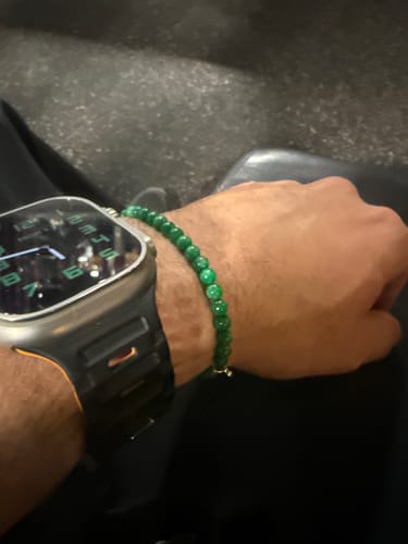 Customer photo review of Green Jade Bracelet Mini