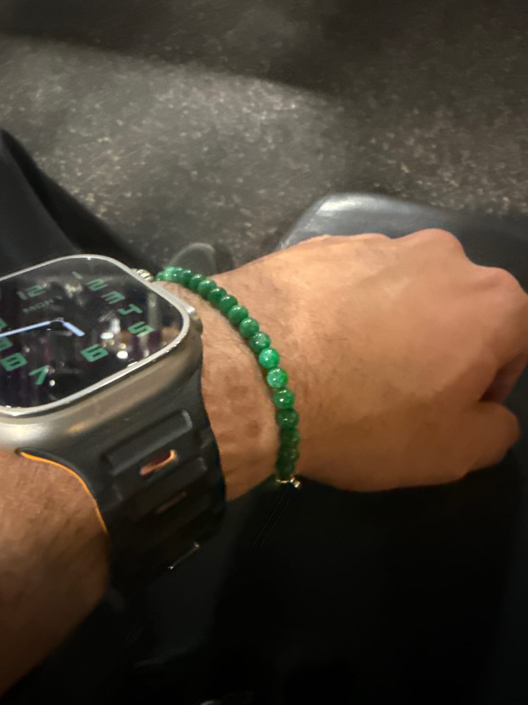 Customer photo review of Green Jade Bracelet Mini