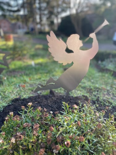 Customer photo review of Gartenstecker Engel