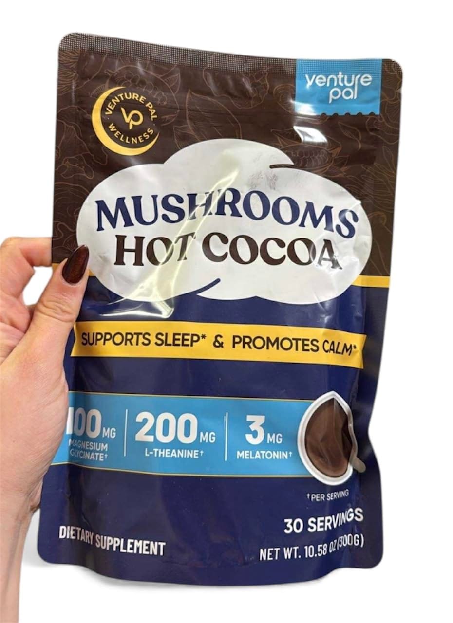 Customer photo review of Mushroom Sleep Hot Cocoa - 30 servings