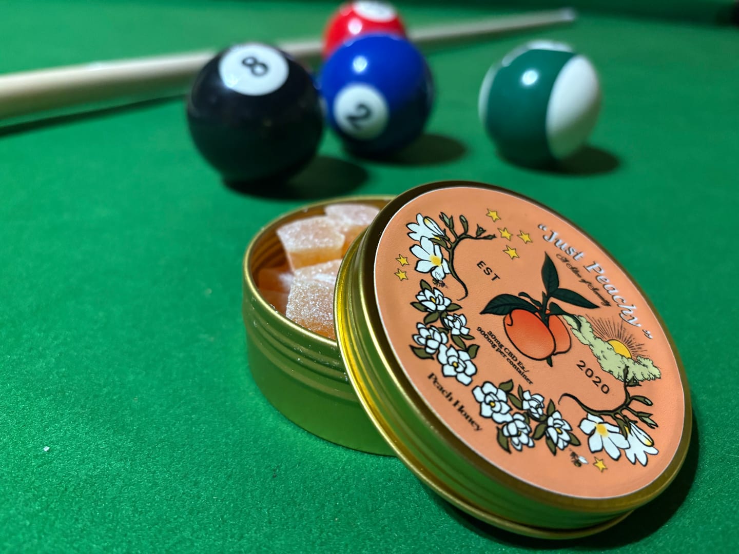 Customer photo review of "Just Peachy" CBD Gummies