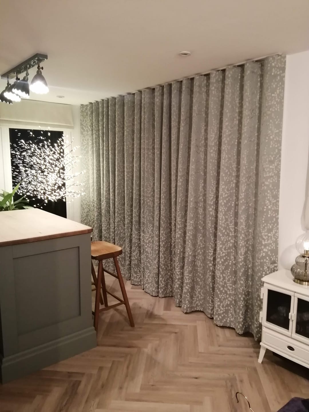 Customer photo review of Catkin Duck Egg Curtains
