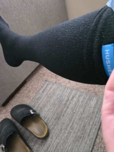 Customer photo review of Performance Eucalyptus Compression Socks
