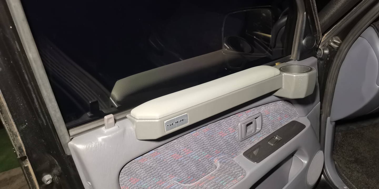 Customer photo review of Cup Holder Armrest Set