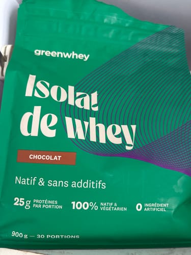 Customer photo review of Isolat de Whey Native