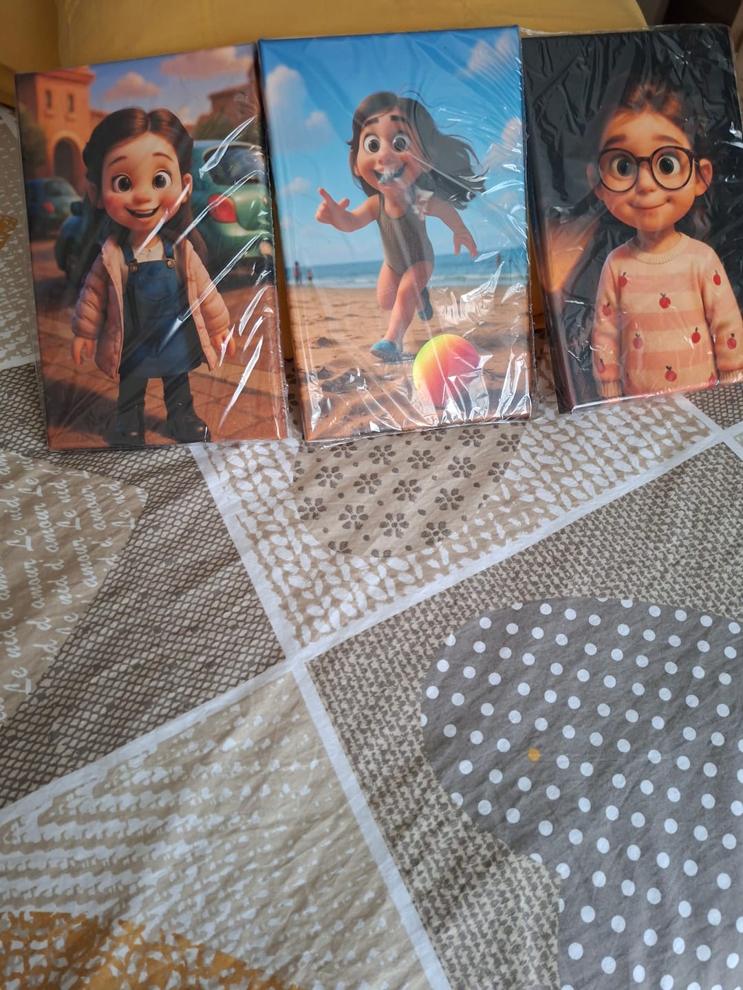 Customer photo review of Toile personnalisée - Portrait style Disney