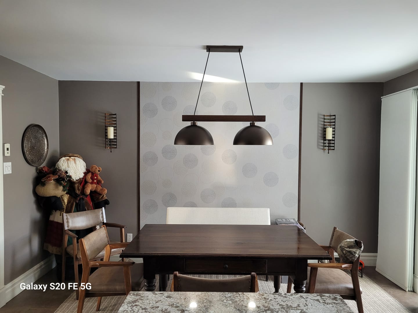 Customer photo review of OSLO 2-Light Scandinavian Pendant Light for Kitchen Island, Dining Table & Modern Interiors,