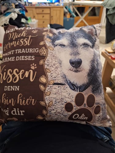 Customer photo review of Seelentröster - Individuelles Kissen