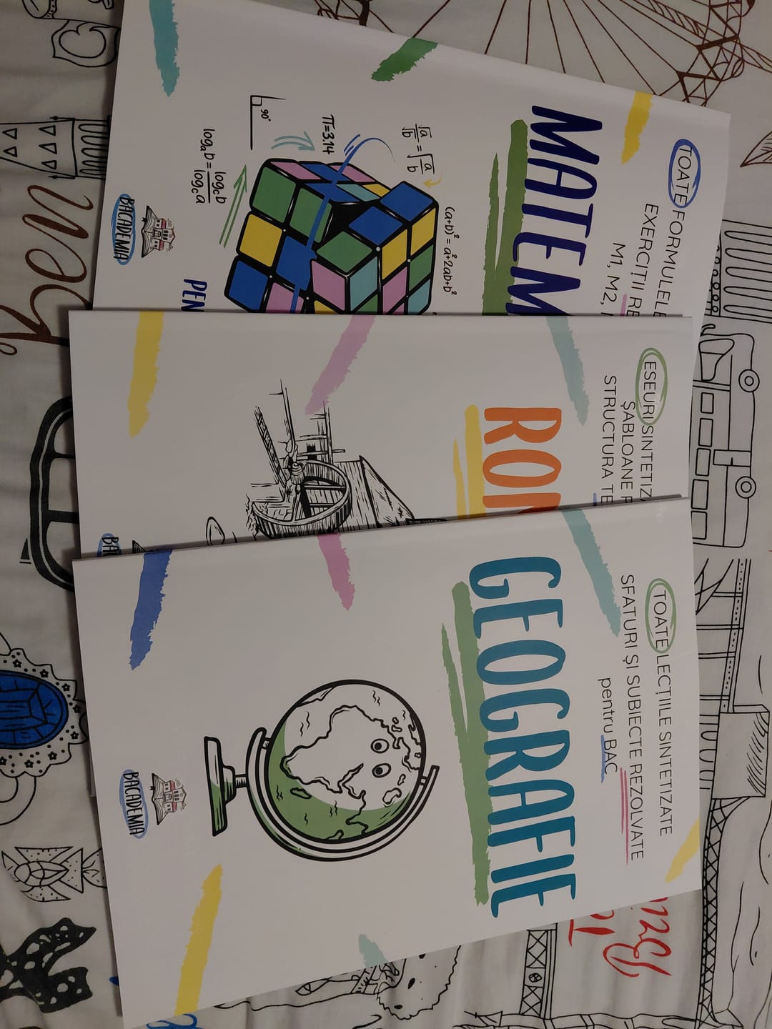 Customer photo review of Pachet Bacalaureat (Română + Matematică + Geografie) Bacademia