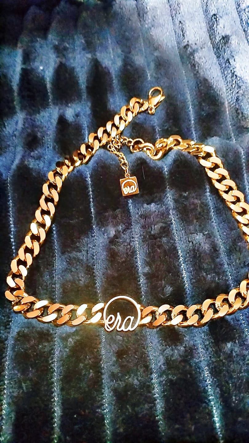 Customer photo review of Gold Thando Luxe Studs